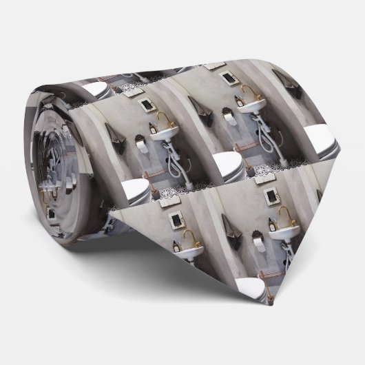 Cravate Salle de bain funky (Roulé)