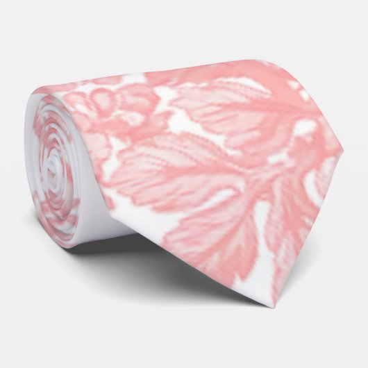 Cravate Salle de Mariage romantique en toile rose (Roulé)