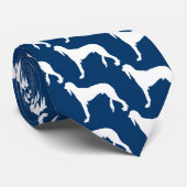 Cravate Saluki (or Gazelle Hound) ー (Roulé)