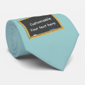 Cravate Salutation de tableau noir - personnalisable (Roulé)