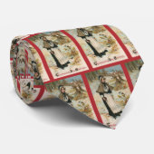 Cravate Salutations de la journée d'action de grâces avec  (Roulé)