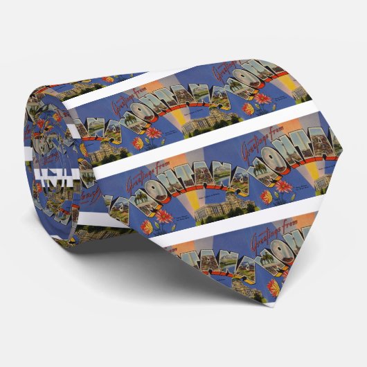 Cravate Salutations du Montana (Roulé)