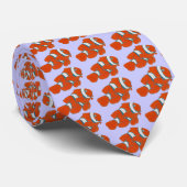 Cravate salwater tropcal clown fish (Roulé)