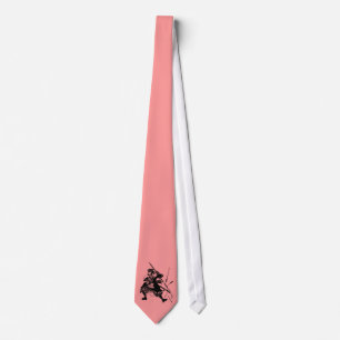 Cravate Samouraïs par Taiso (noir/rouge)