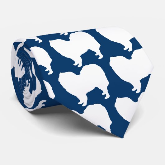 Cravate Samoyed モ エ ド (Roulé)