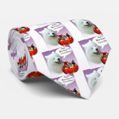 Cravate Samoyed Halloween Candy (Roulé)