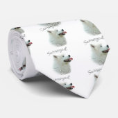 Cravate Samoyed Papa 2 (Roulé)
