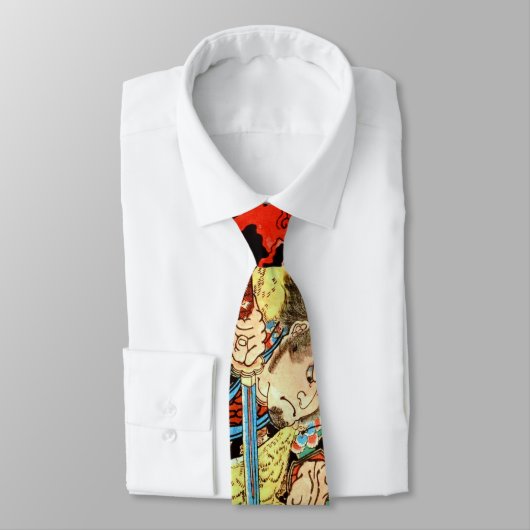CRAVATE SAMURAI COMBATTRE LE SINGE (Attaché)