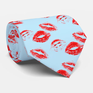 Cravate S'AMUSER ! Imprimantes Red Lipstick