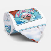 Cravate San Francisco, USA, affiche de voyage (Roulé)