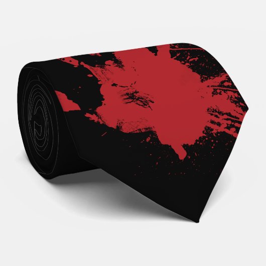 Cravate sanglante de Handprint (Roulé)