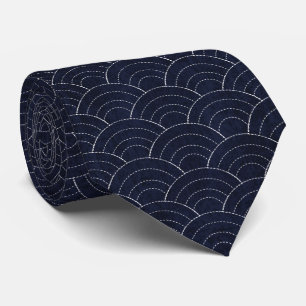 Cravate sans couture de motif de rétro broderie de