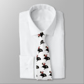 Cravate Santa Claus Riding On Killer Whale (Attaché)