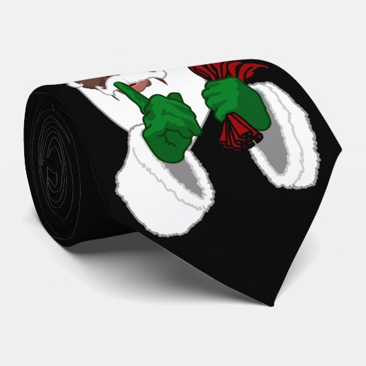 Cravate Santa Clause d'Afrique Noël Père Noël Neck (Roulé)