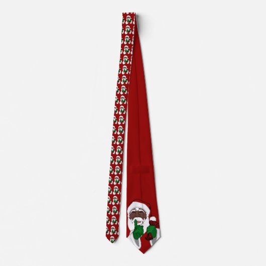 Cravate Santa Clause d'Afrique Noël Père Noël Neck (Dos)