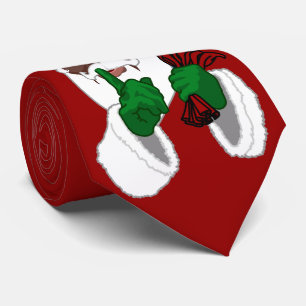 Cravate Santa Clause d'Afrique Noël Père Noël Neck