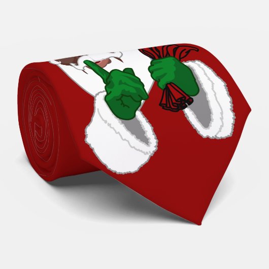 Cravate Santa Clause d'Afrique Noël Père Noël Neck (Roulé)