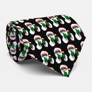 Cravate Santa Clause d'Afrique Noël Père Noël Neck