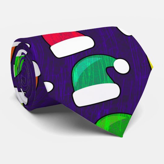 Cravate santa hats tie (Roulé)