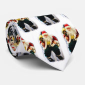 Cravate Santas festifs (Roulé)