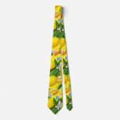 Cravate Santé & Pharmacie Citron jaune (Devant)