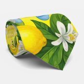 Cravate Santé & Pharmacie Citron jaune (Roulé)