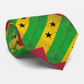 Cravate Sao Tomé-et-Principe (Roulé)