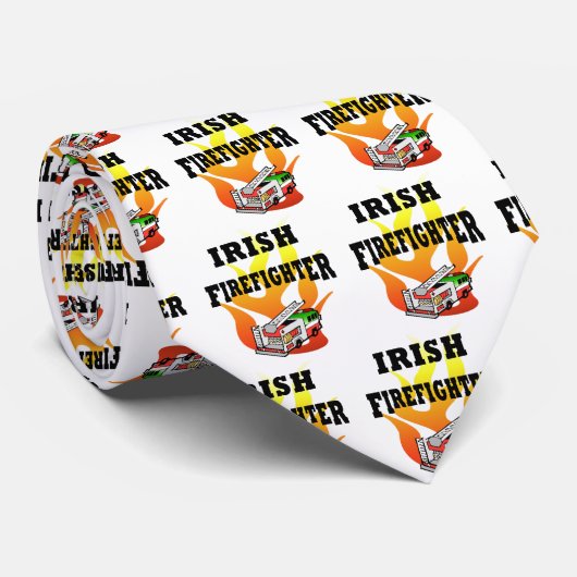 Cravate Sapeur-pompier irlandais (Roulé)