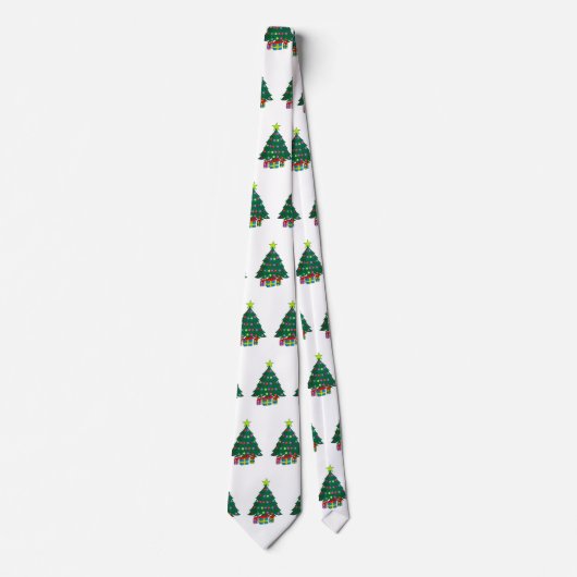 Cravate Sapin de Noël Cosy (Devant)