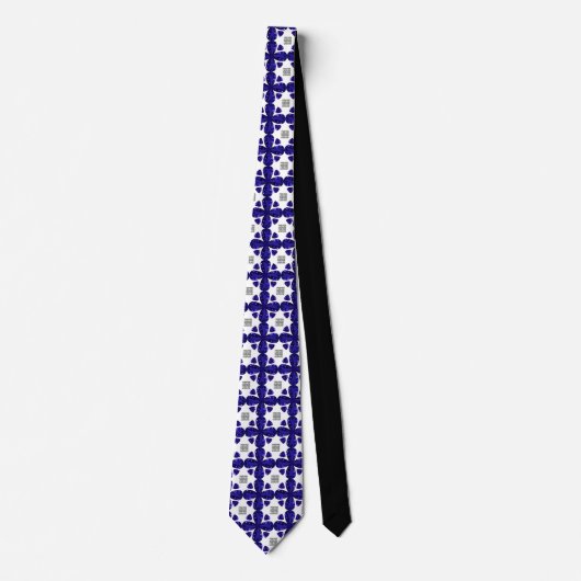 Cravate Sapphire Diamond Art, Bleu (Devant)