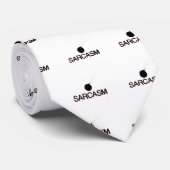 Cravate Sarcasme bombardée (Roulé)