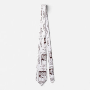 Cravate sardines peuvent transiter par motif