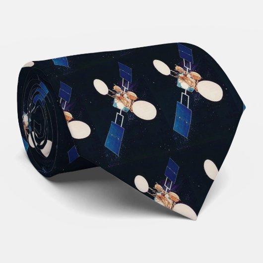 Cravate Satellite de l'espace (Roulé)