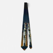 Cravate Saturn V Space Rocket Lancement photo NASA (Devant)