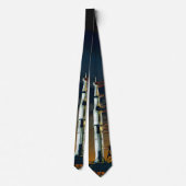 Cravate Saturn V Space Rocket Lancement photo NASA (Dos)