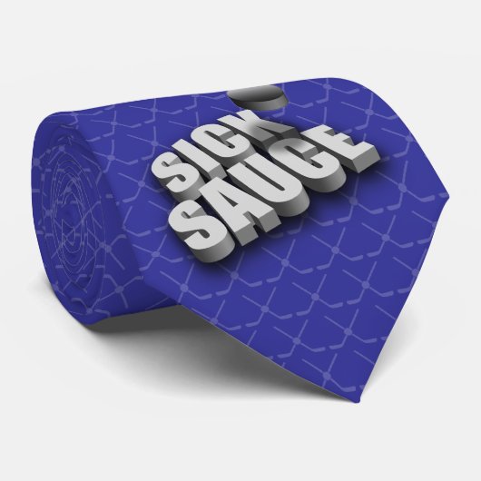 Cravate Sauce malade à services (hockey) (Roulé)