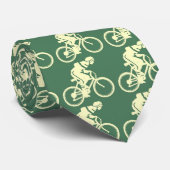 Cravate Sauge allante à vélo (Roulé)