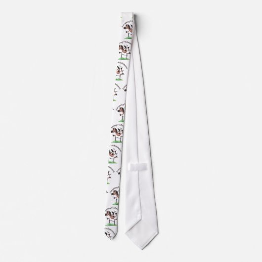 Cravate Sauter les Holsteiners ! (Dos)