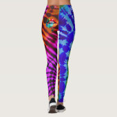 Cravate sauvage et libre Dye Hippie Leggings (Dos)