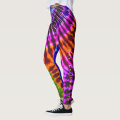 Cravate sauvage et libre Dye Hippie Leggings (Gauche)