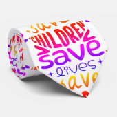 Cravate Sauver les enfants, sauver des vies (Roulé)