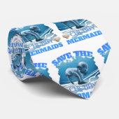 Cravate Sauvez Les Manatées De Sirènes De Chubby (Roulé)