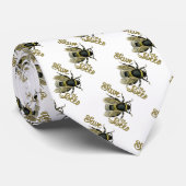 Cravate Sauvez l'illustration de cru d'abeilles (Roulé)