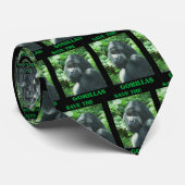 Cravate Save the Gorillas (Roulé)