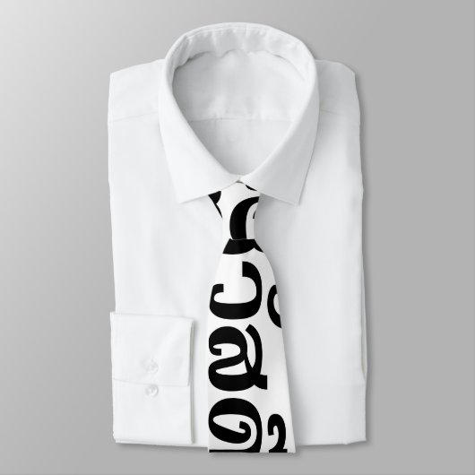 Cravate Sawatdee / Hello ~ Thaïlande / Script en thaï (Attaché)