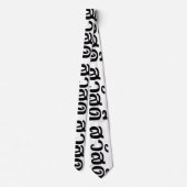 Cravate Sawatdee / Hello ~ Thaïlande / Script en thaï (Dos)