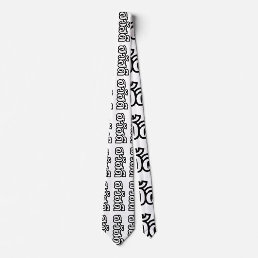 Cravate Sawatdee / Hello ~ Thaïlande / Script en thaï (Devant)