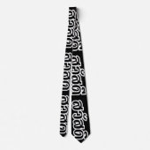 Cravate Sawatdee / Hello ~ Thaïlande / Script en thaï (Dos)