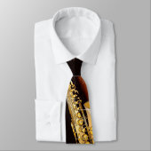 Cravate Saxophone de musique (Attaché)