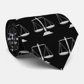 Cravate Scales of Justice Avocat ou Juge Cadeau Hommes (Roulé)